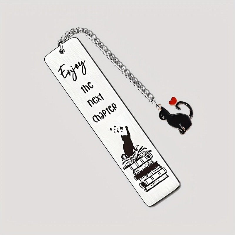 Cat Book Stack Bookmark