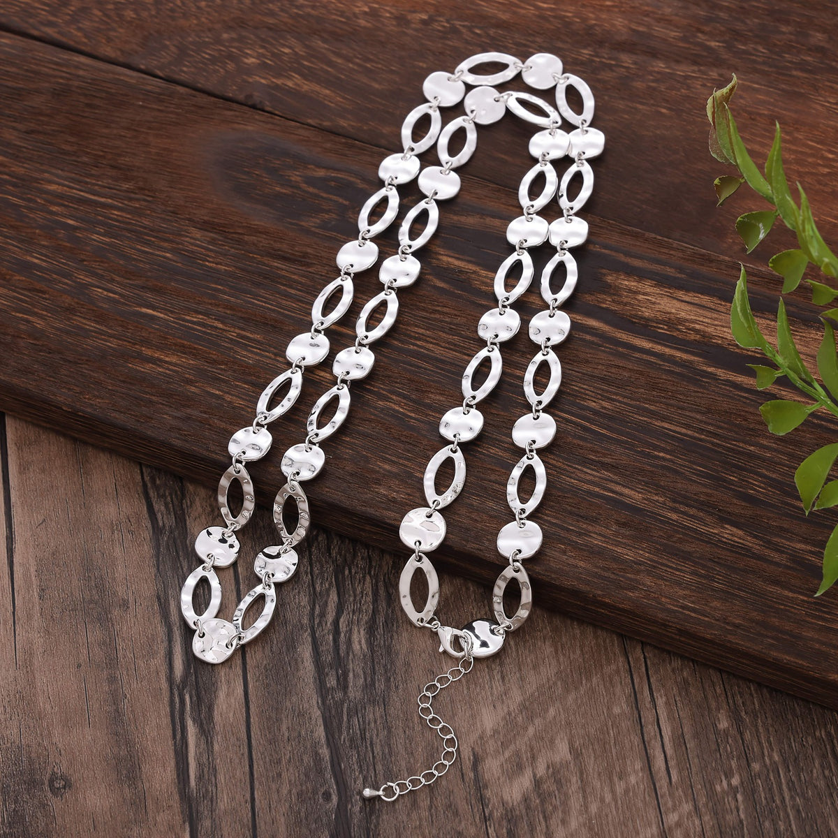 Mixed Oval Link Necklace