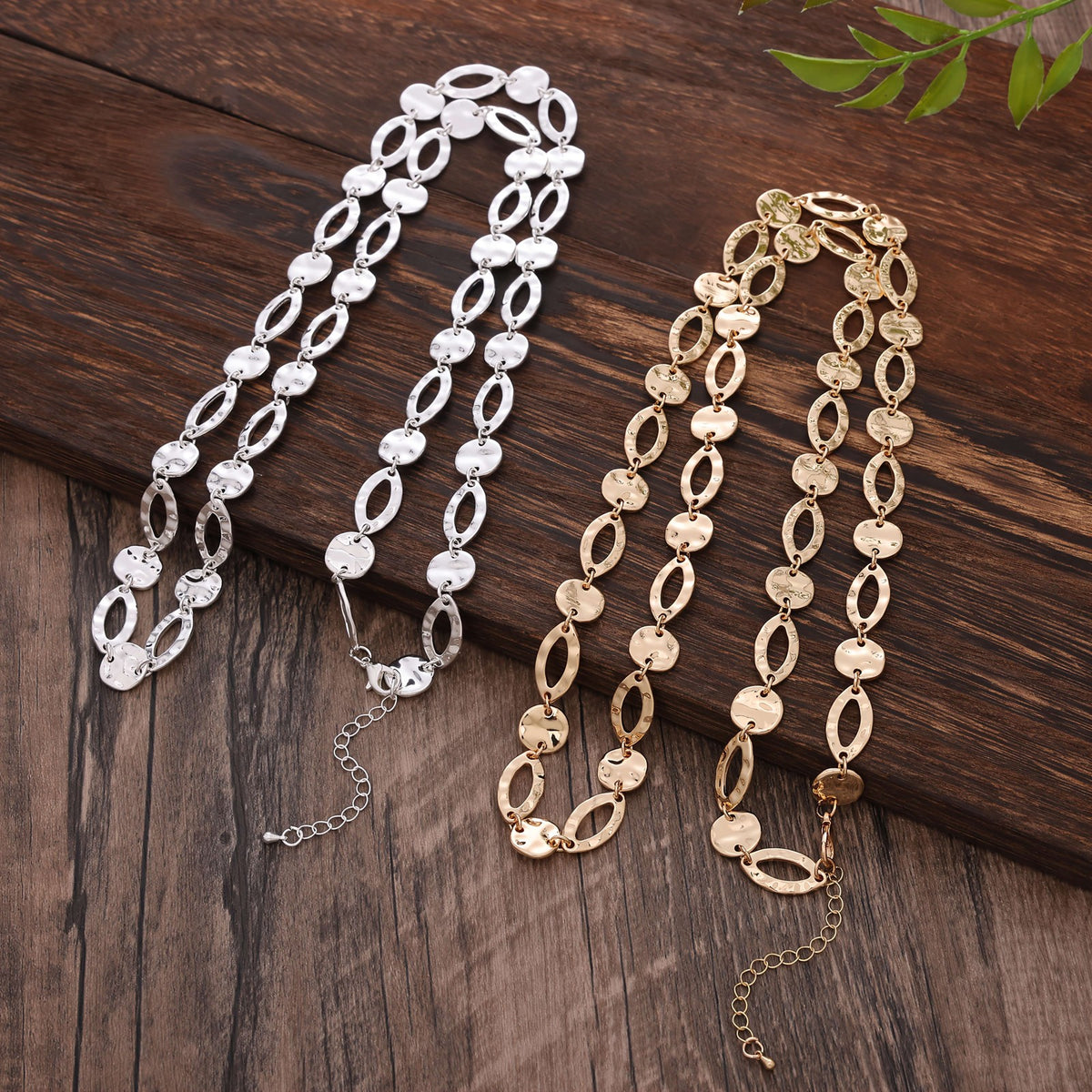 Mixed Oval Link Necklace