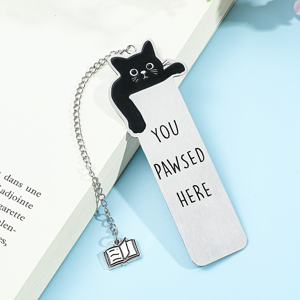 Black Cat Engraved Bookmark