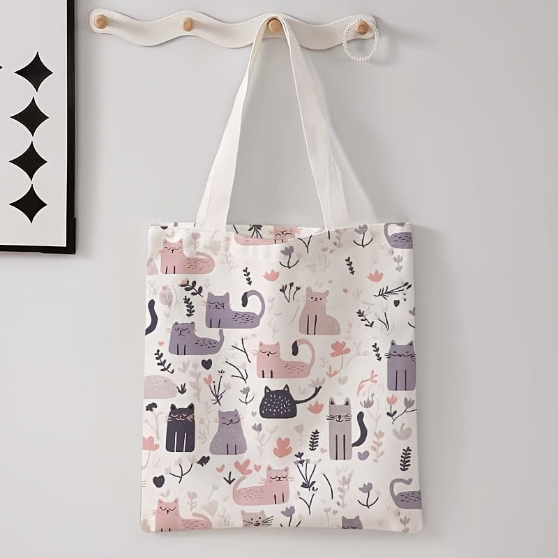 Whimsical Cat Tote Bag