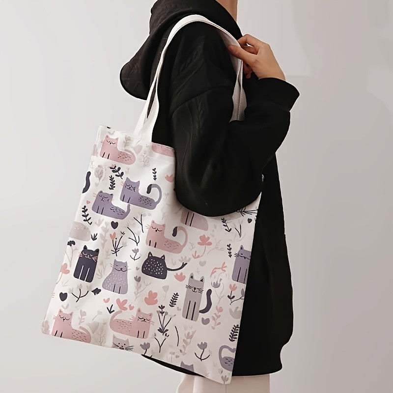 Whimsical Cat Tote Bag