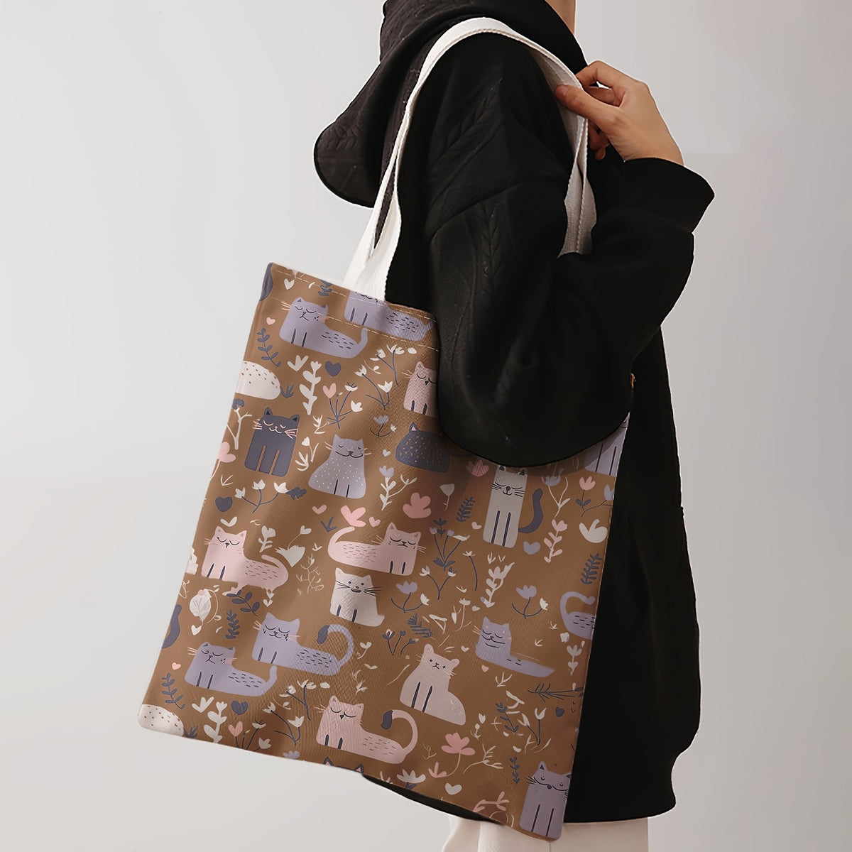 Whimsical Cat Tote Bag