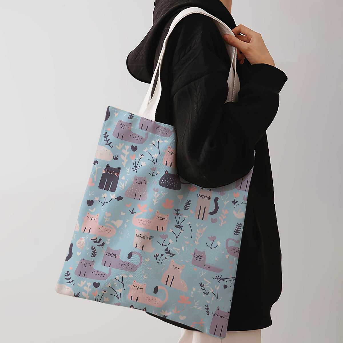 Whimsical Cat Tote Bag