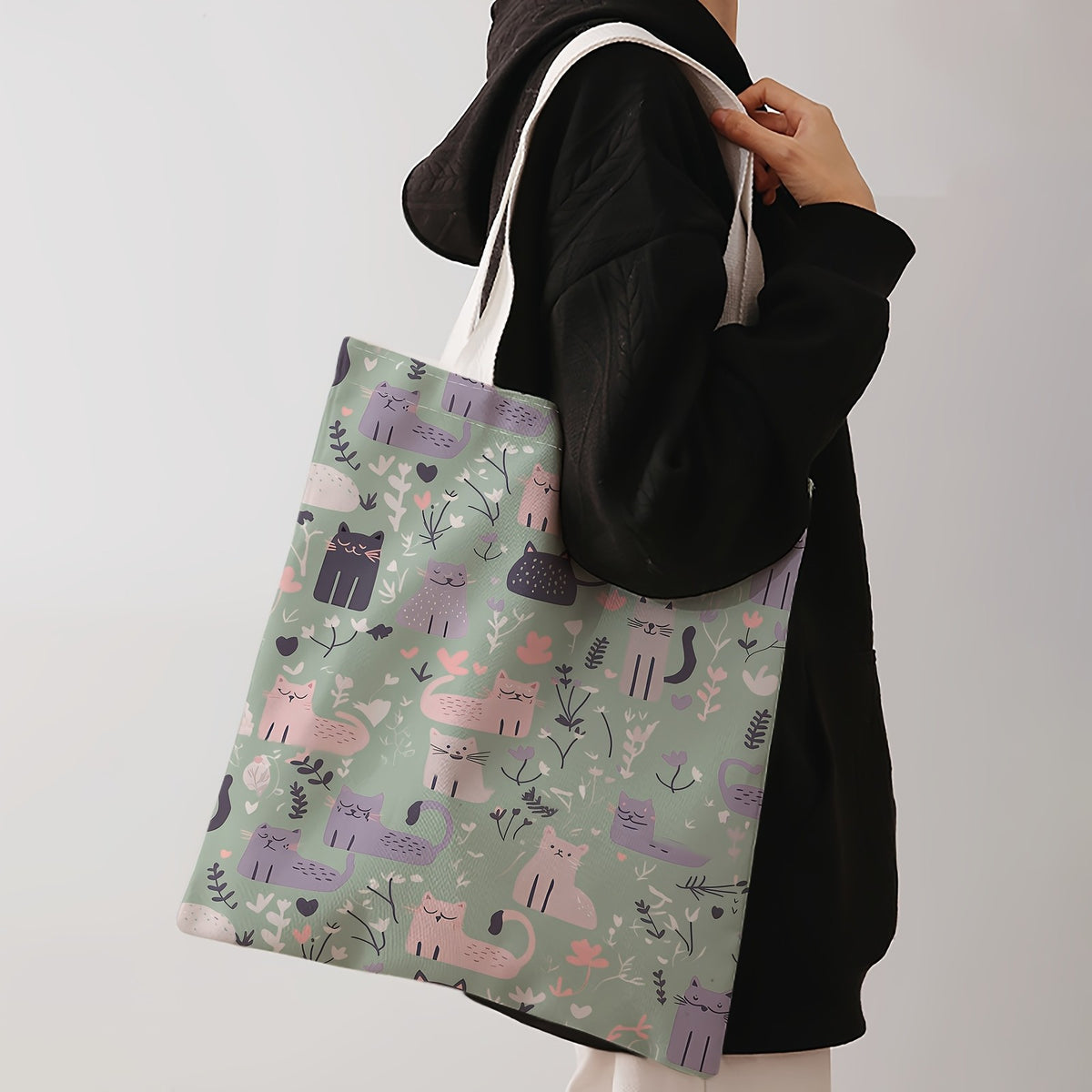 Whimsical Cat Tote Bag