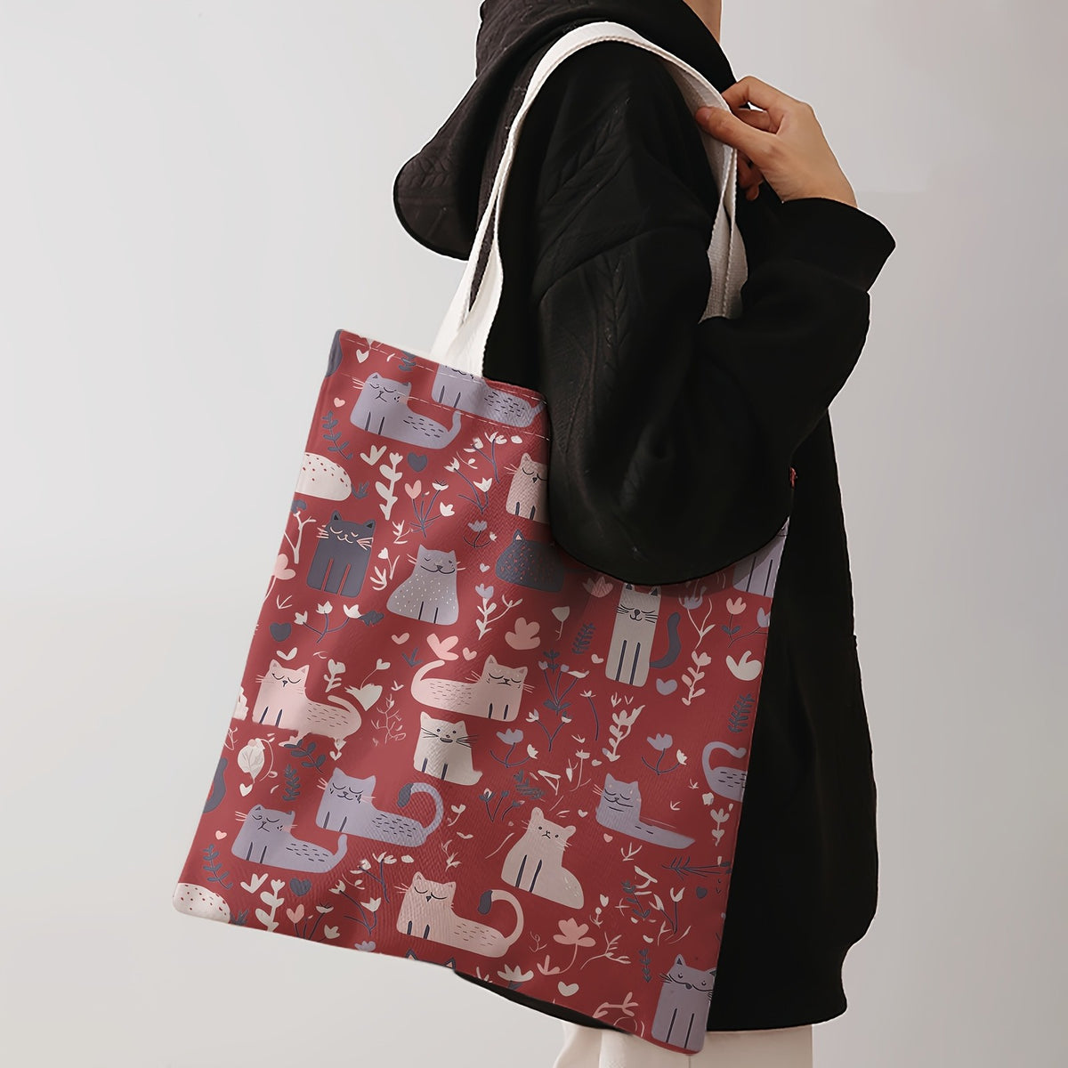 Whimsical Cat Tote Bag