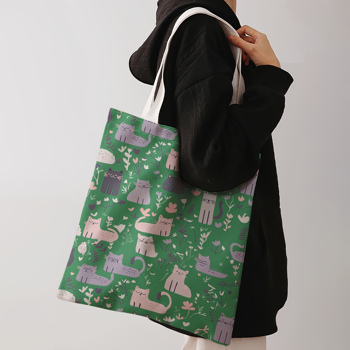 Whimsical Cat Tote Bag