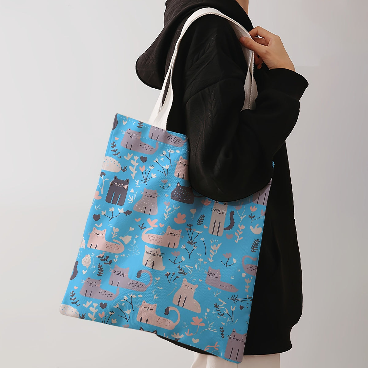 Whimsical Cat Tote Bag