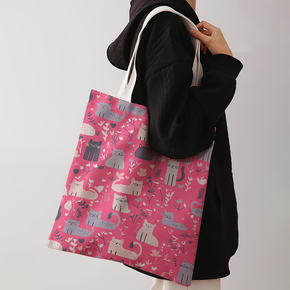 Whimsical Cat Tote Bag