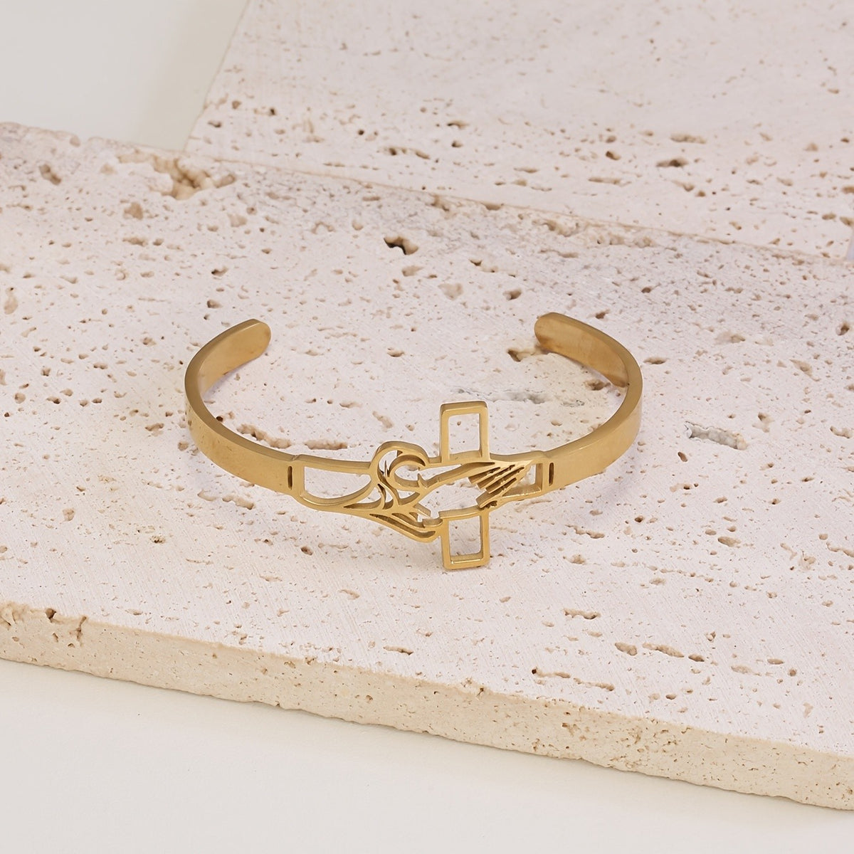 Praying Hands Cross Bracelet