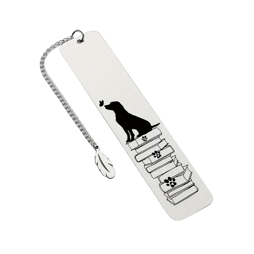 Dog & Books Bookmark