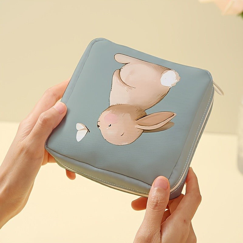 Rabbit Zippered Pouch