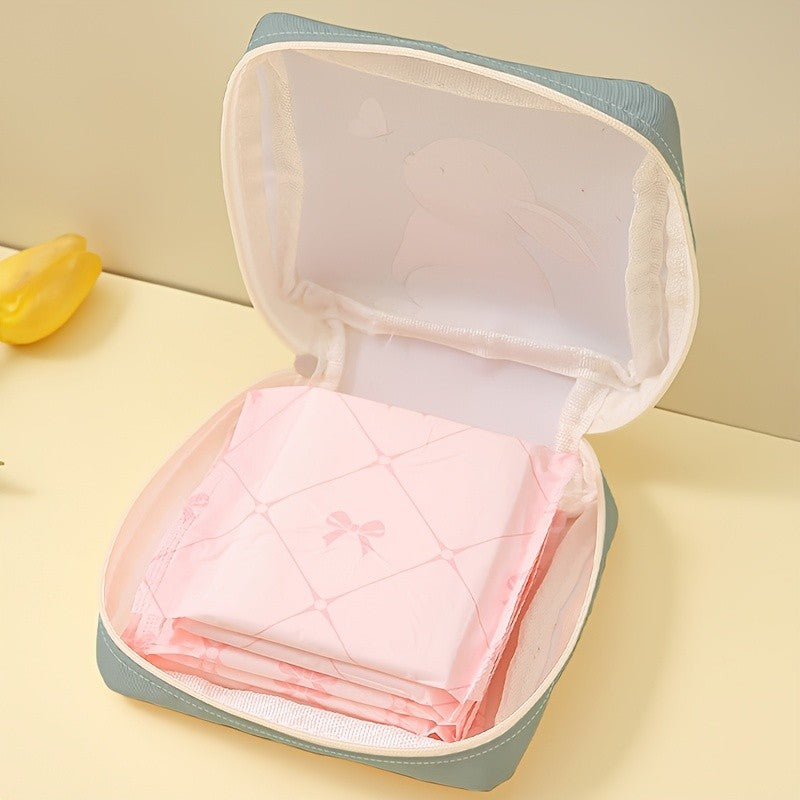 Rabbit Zippered Pouch