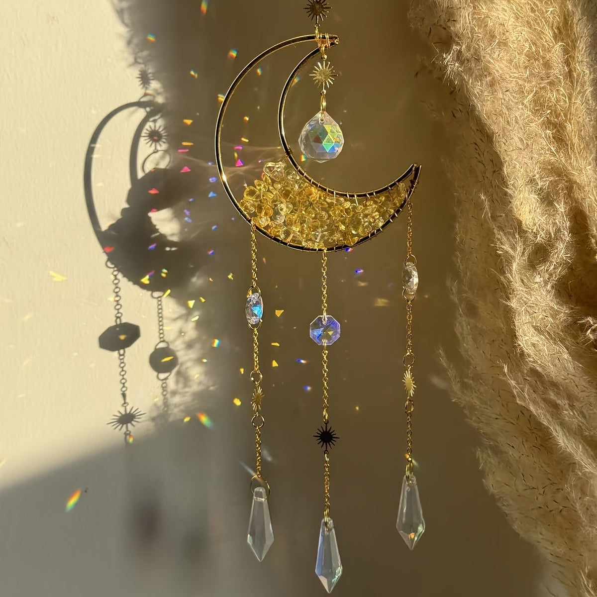 Crystal Moon Sun Catcher