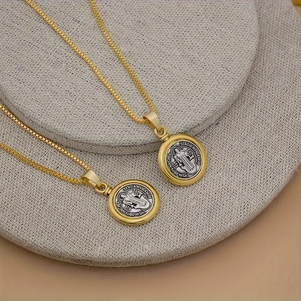 Saint Benedict Medallion Necklace