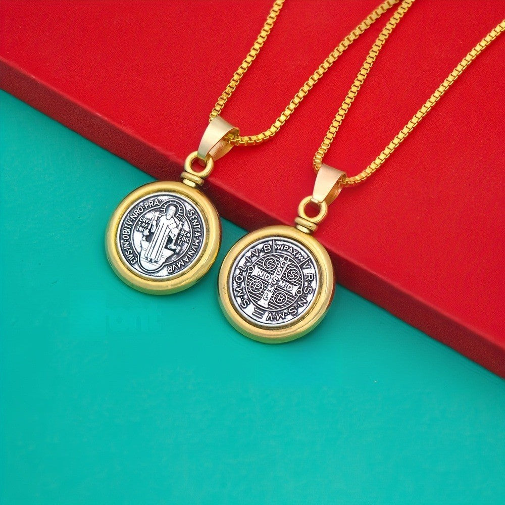 Saint Benedict Medallion Necklace