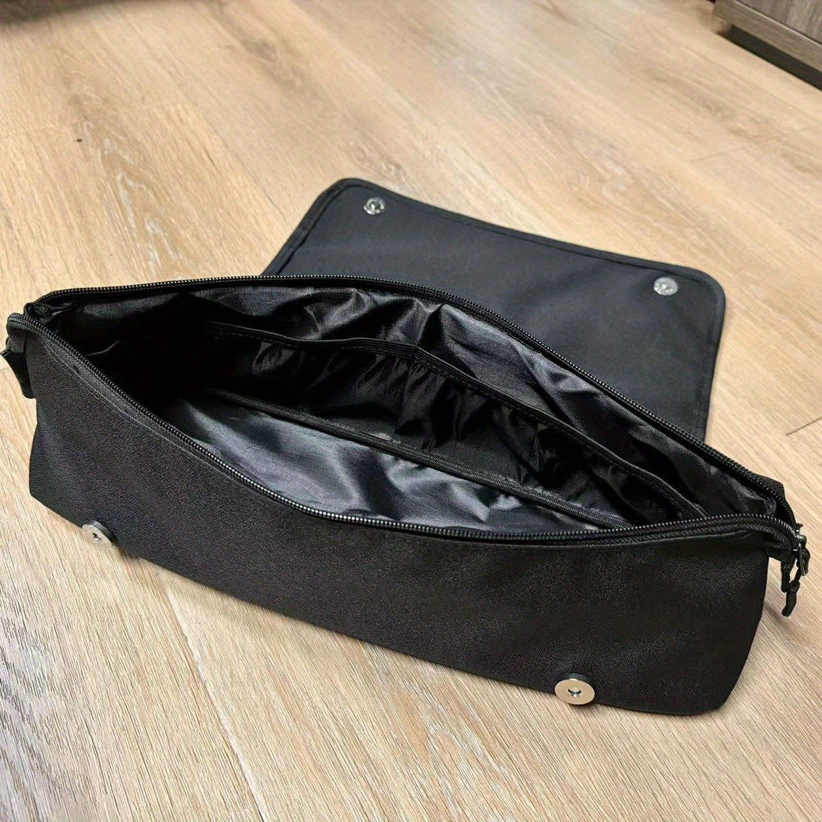 Black Styling Tool Travel Pouch