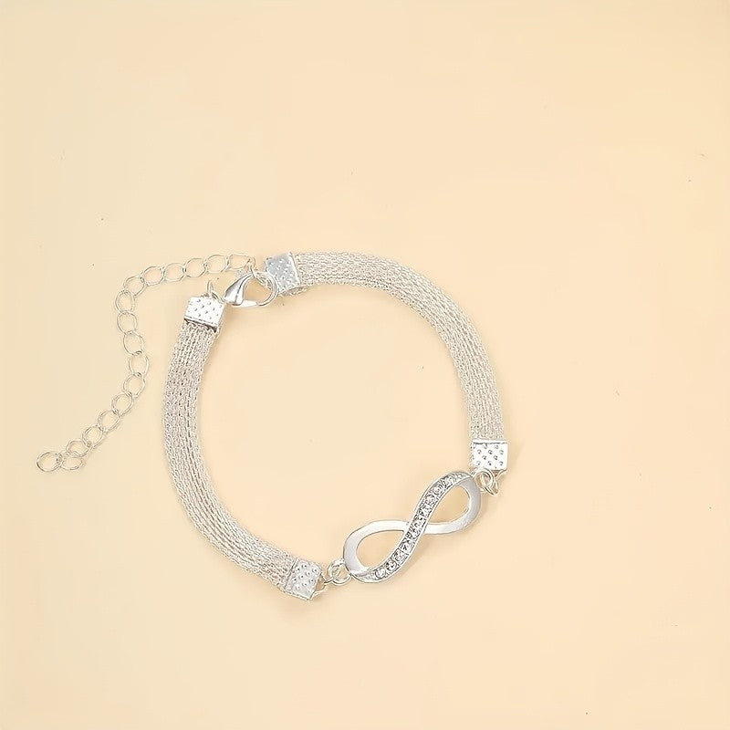 Crystal Infinity Anklet