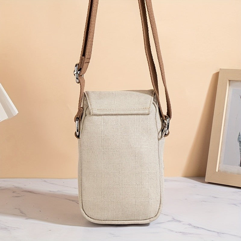 Floral Applique Crossbody Bag