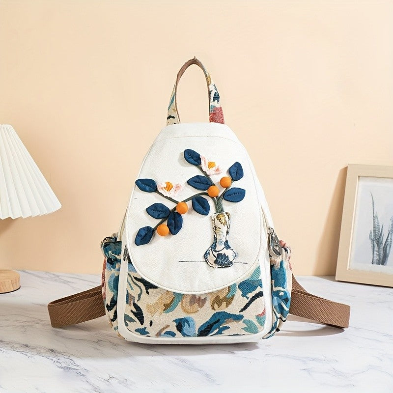Floral Vase Backpack