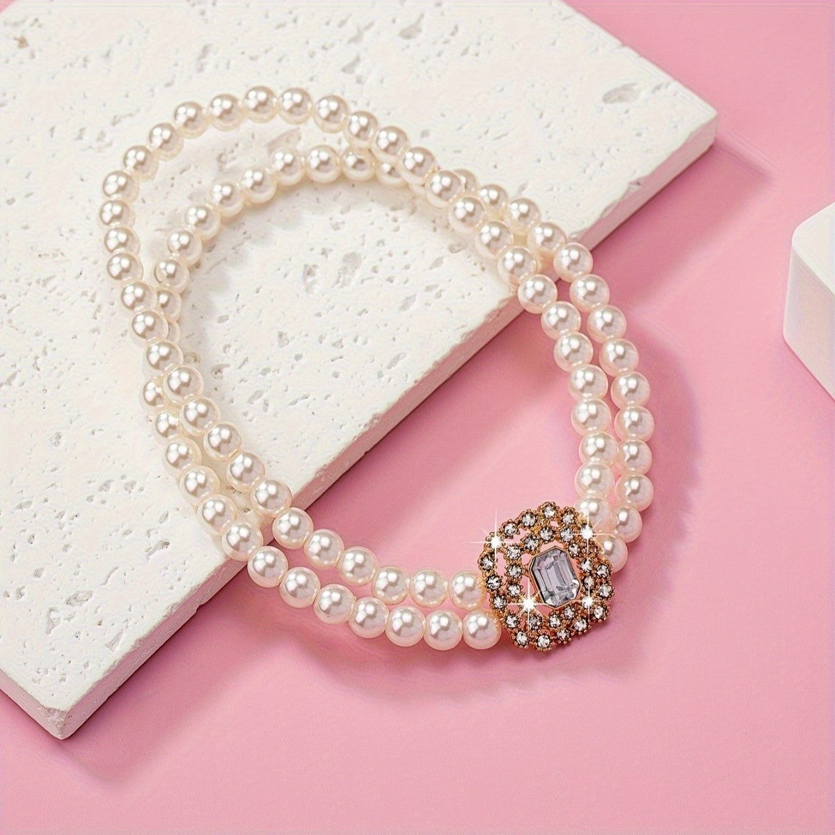 Double Strand Pearl Anklet