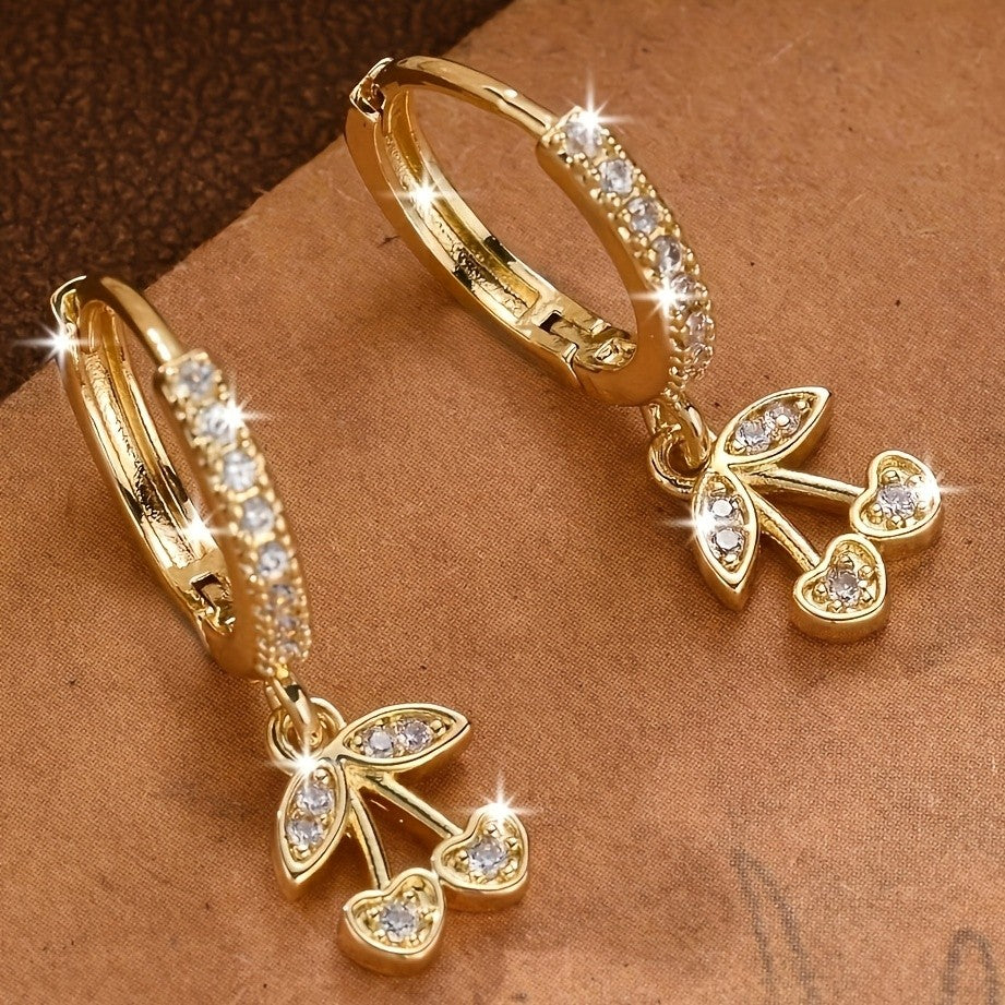 Cherry Drop Earrings