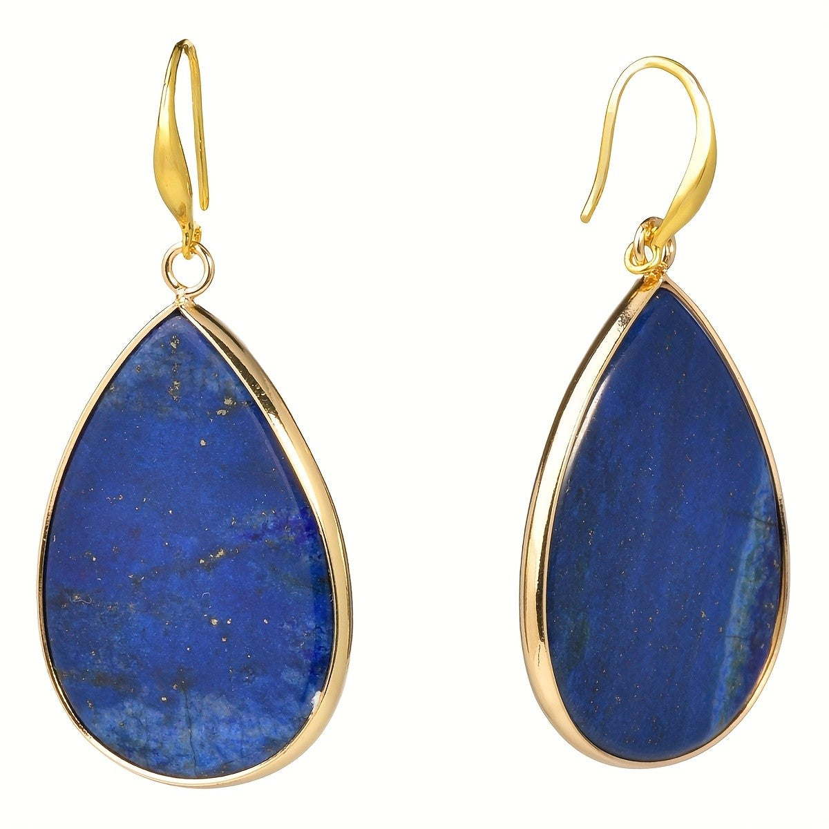 Teardrop Stone Drop Earrings
