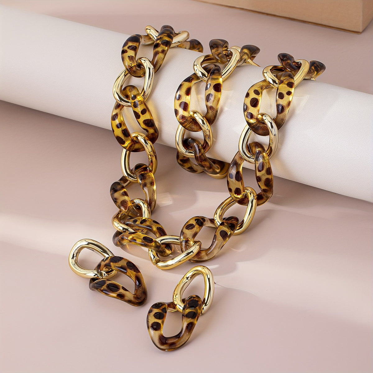 Leopard Link Jewelry Set