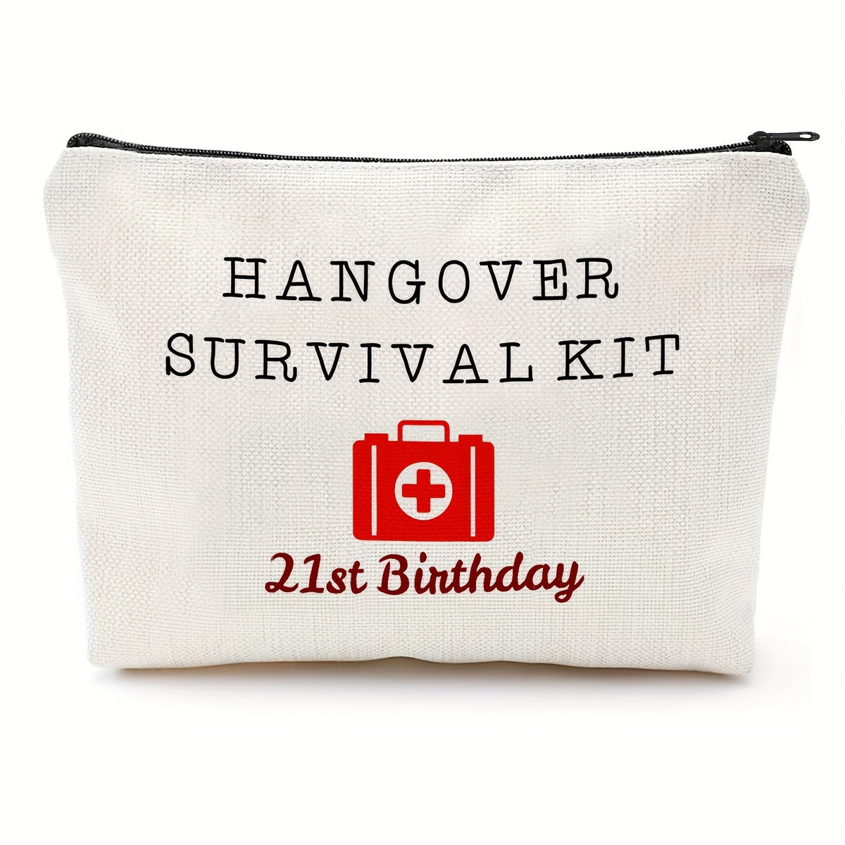 Birthday Survival Canvas Pouch