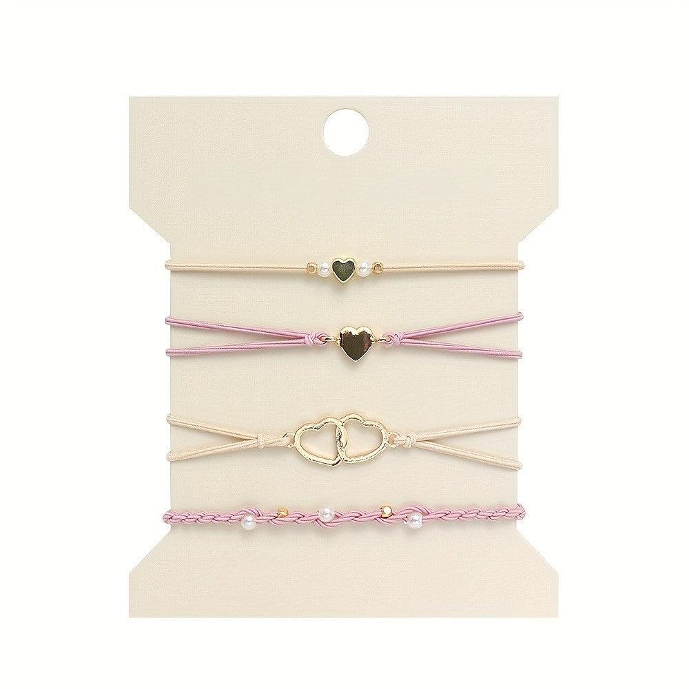 Mixed Braided Hair Tie & Bracelet Set