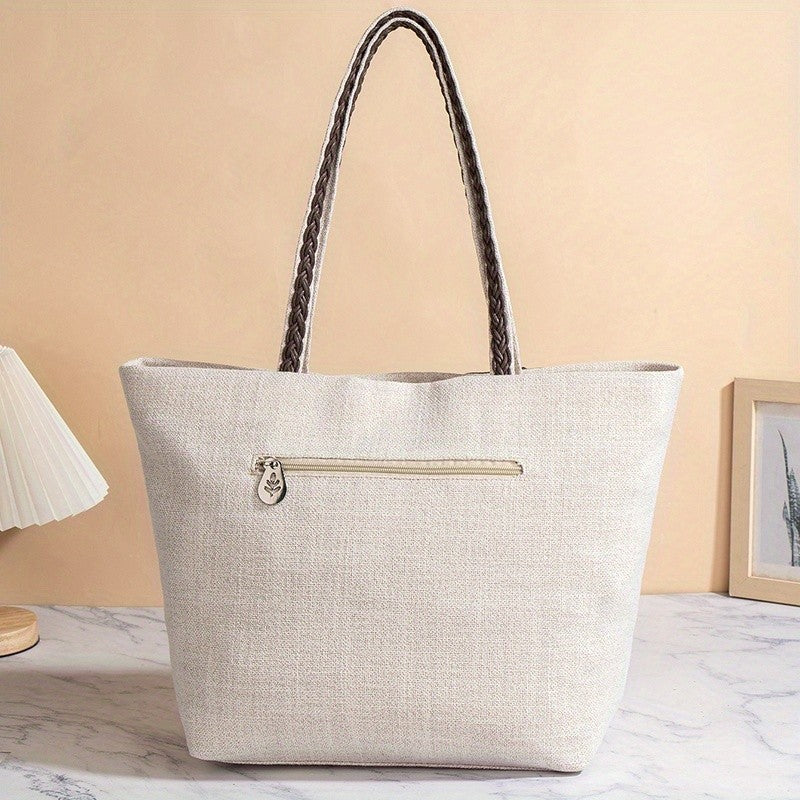 Floral Patchwork Tote Bag
