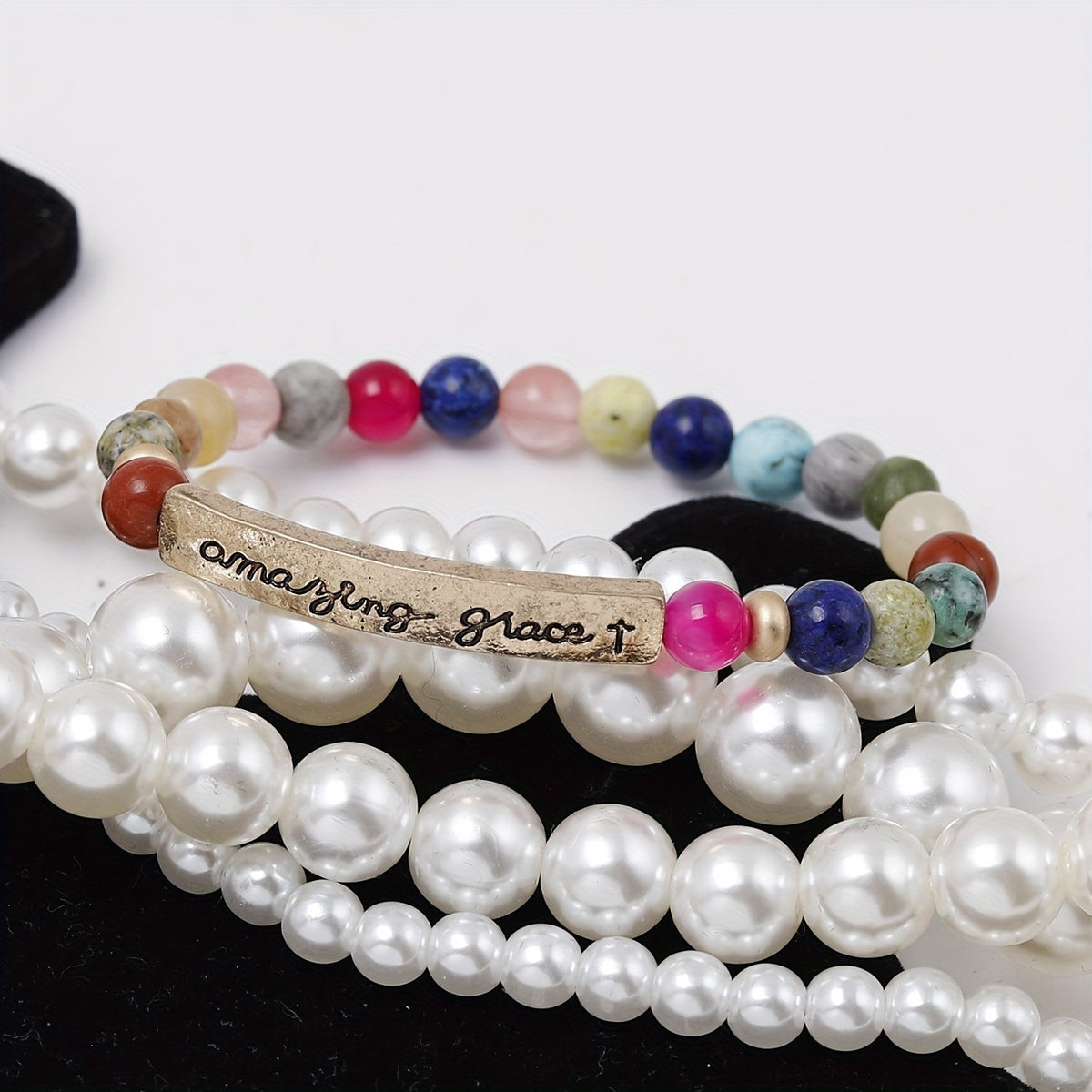 Amazing Grace Multicolor Stone Bracelet