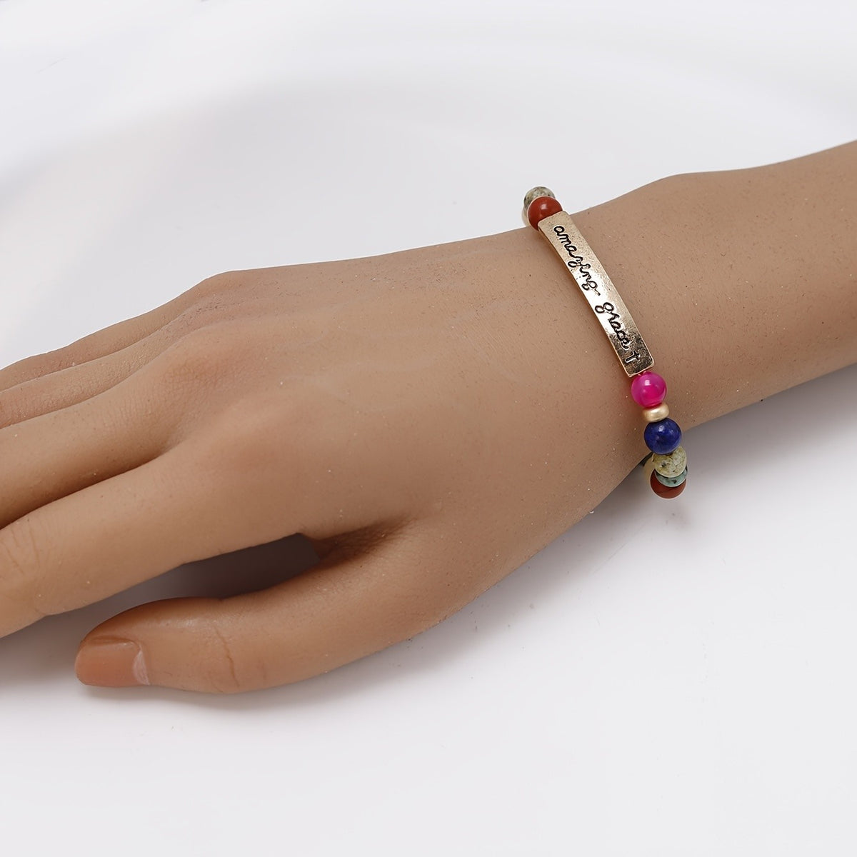 Amazing Grace Multicolor Stone Bracelet