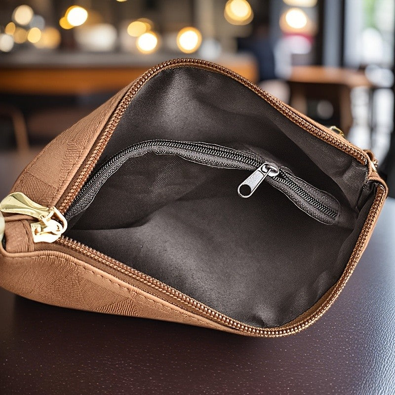 Textured Zip Wristlet