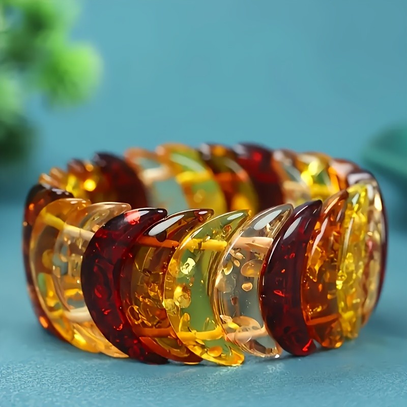 Multi-Color Amber Bracelet