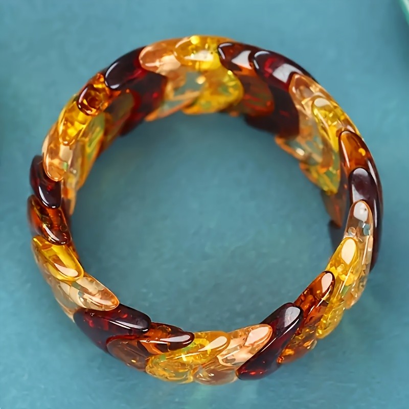 Multi-Color Amber Bracelet