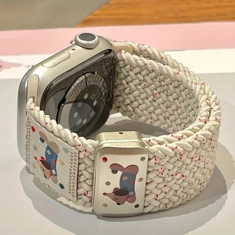 Dog Pattern Nylon Watch Band