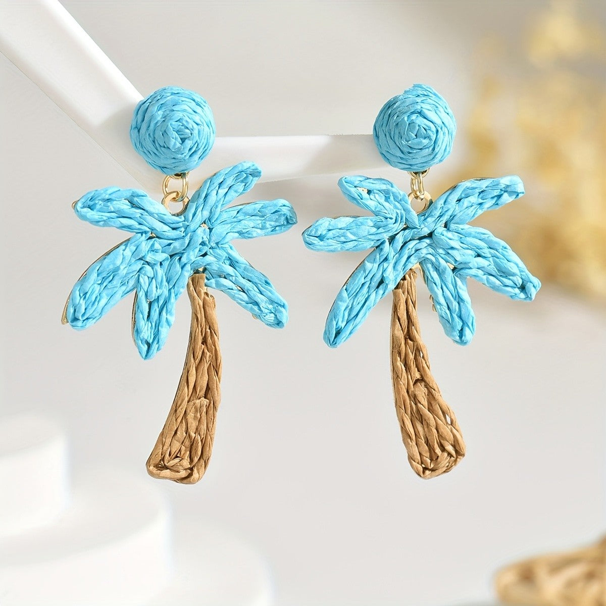 Colorful Palm Tree Earrings
