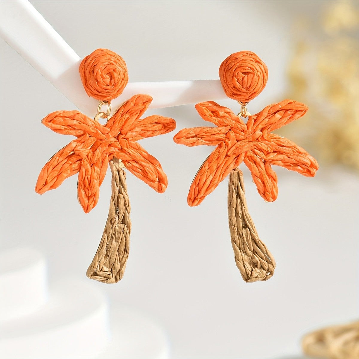 Colorful Palm Tree Earrings