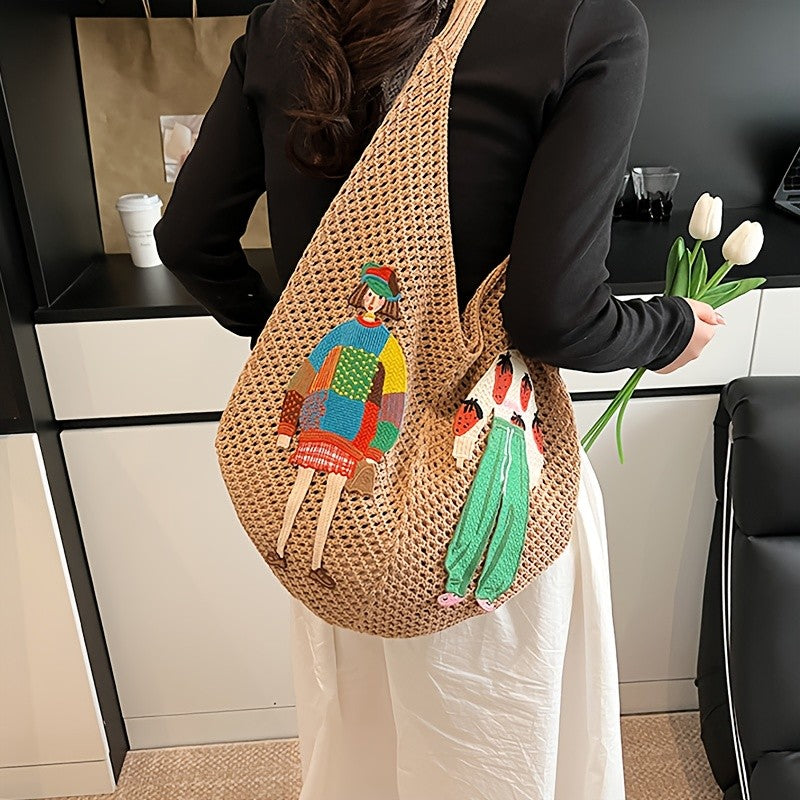 Crochet Figure Tote Bag