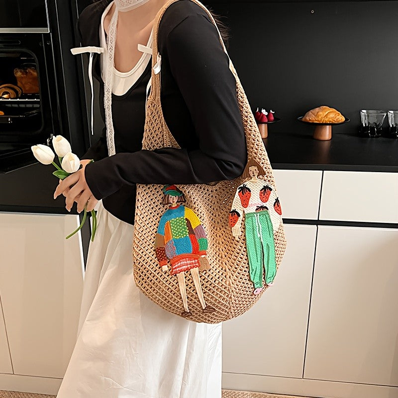 Crochet Figure Tote Bag