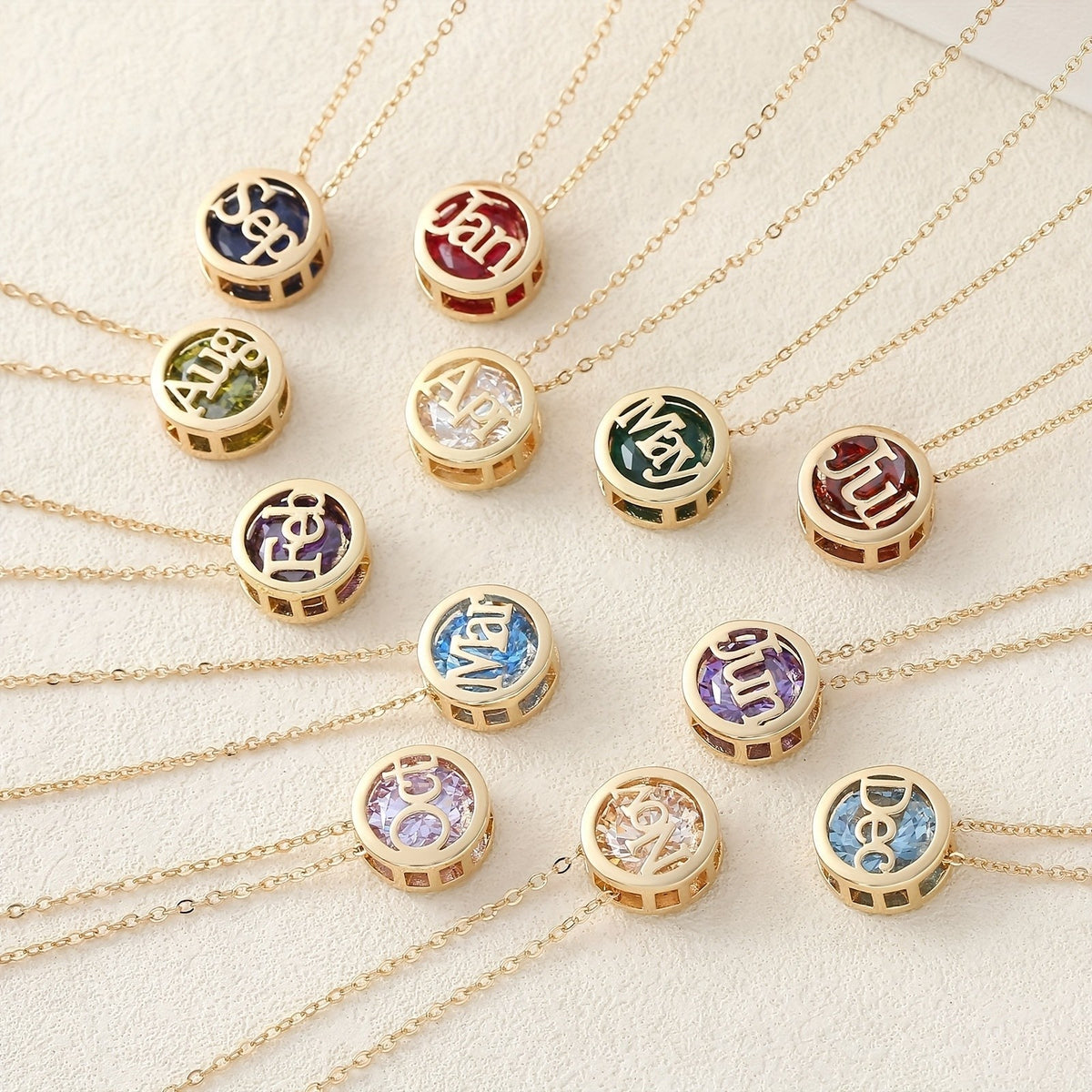 Birth Month Necklace