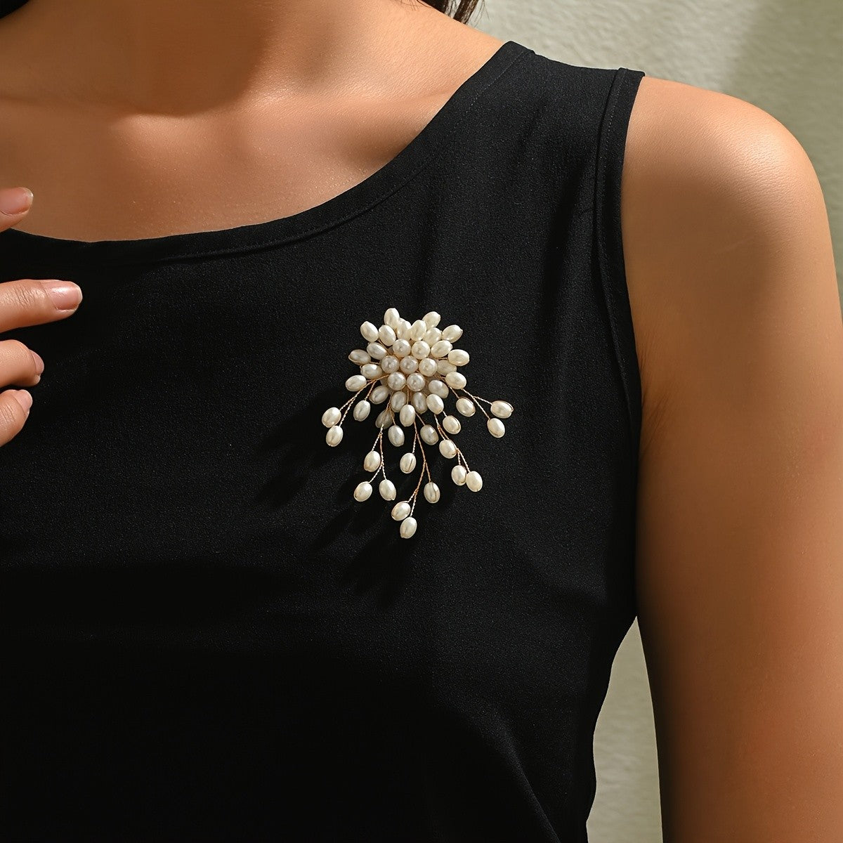 Pearl Cluster Brooch