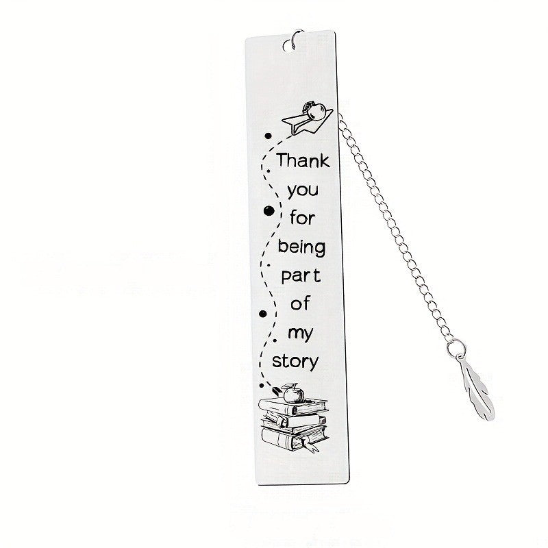 Feather & Book Bookmark