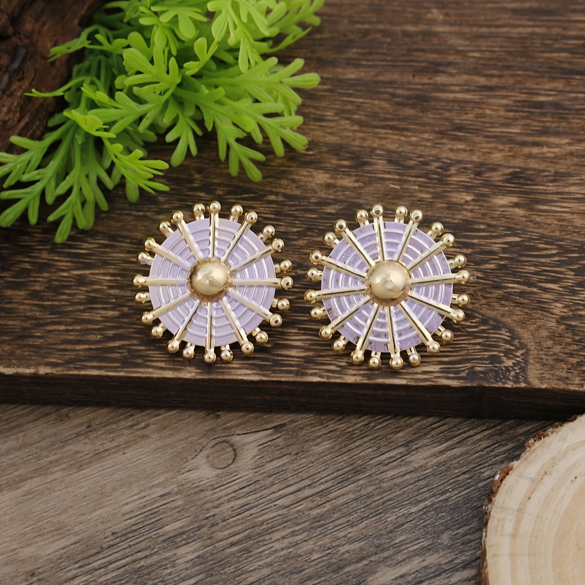 Pastel Ship Wheel Earrings