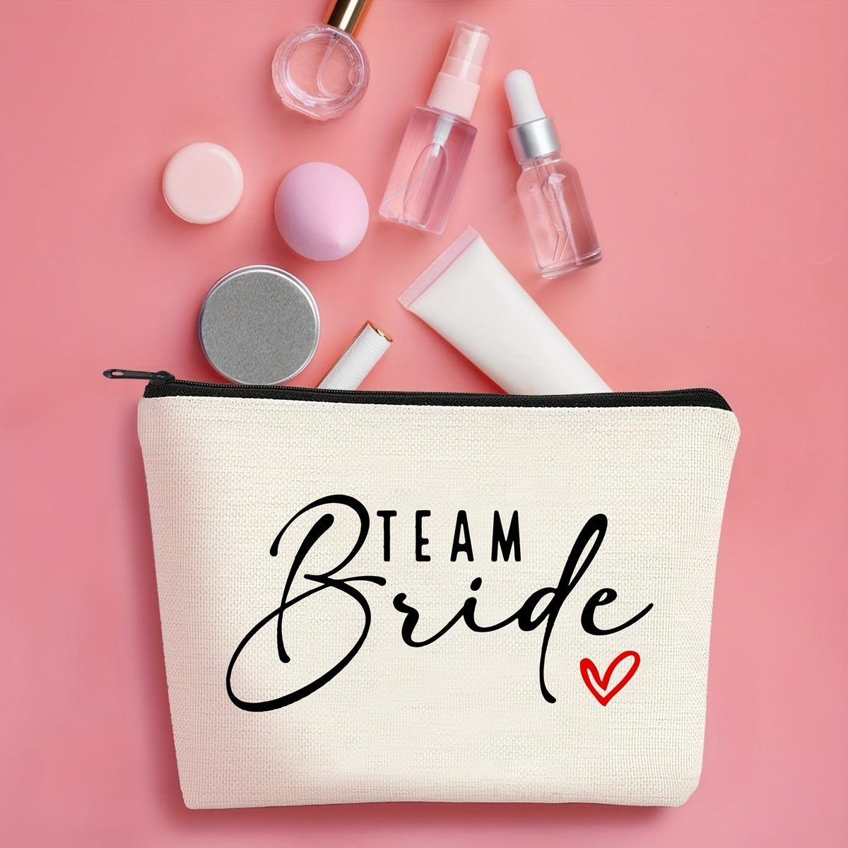 Team Bride Zip Pouch