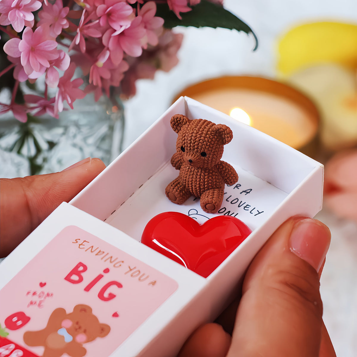 Resin Bear Pocket Hug Card