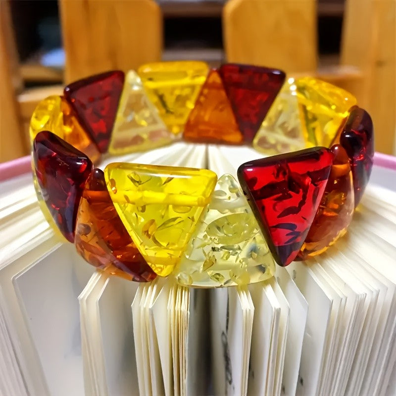 Multicolor Amber Bracelet