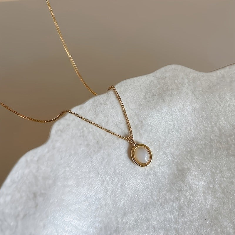 Tiger's Eye Oval Necklace