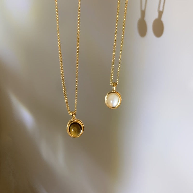 Tiger's Eye Oval Necklace